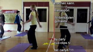 Welcome Rehasport Wirbelsäulengymnastik mit Sandra T2 carly s clips auf youtube [upl. by Yecac]