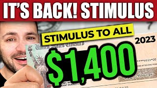 IT’S BACK 1400 Stimulus Checks TO ALL… THIS JUST HAPPENED [upl. by Flowers]