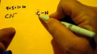 Lewis Dot Structure of CN Cyanide Ion [upl. by Nevai]