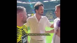 Hummels mówi po polsku hummels bvb piszczek football [upl. by Nawor]