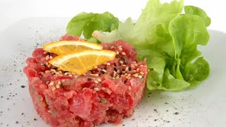 Recette  Tartare de thon au citron [upl. by Mulligan]