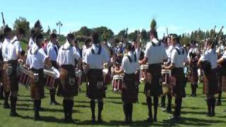 NZ Pipe Band Nationals 2009 Hamilton Caledonian 1 MSR [upl. by Fawne]