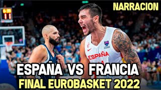 ESPAÑA VS FRANCIA Resumen Partido  Finales Eurobasket 2022  Narración La Magia del Basket [upl. by Hime]