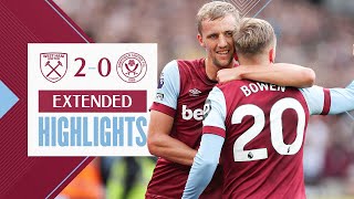 Extended Highlights  Bowen And Soucek Secure Win  West Ham 20 Sheffield United  Premier League [upl. by Eityak435]