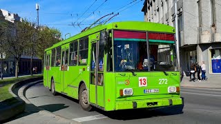 SKODA 14TR TROLLEYBUSES IN KAUNAS  Troleibusai Kaune 2017 [upl. by Salkin]