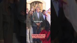 Puro amor😍 Infanta Sofía y su padre El Rey Felipe VI de España infantasofía infantasofia [upl. by Felten428]