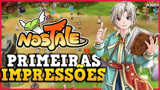 NOSTALE  PRIMEIRAS IMPRESSÕES GAMEPLAY  MMORPG GRATUITO E MUITO LEVE PARA PCS [upl. by Aremaj]