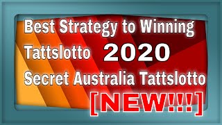 How to win Lotto Australia  How to win Australian Powerball Oz Lotto Tattslotto [upl. by Roehm]