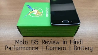 Moto G5 Review  Camera Performance and Battery life [upl. by Thirzi]