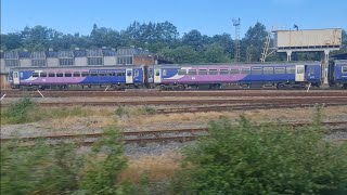 Viewing Swansea Landore TMD from on board GWR 800035 14th June 2022 [upl. by Lindholm990]