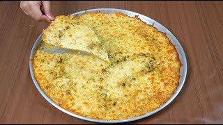 Pizza vegetariana con masa casera Saludable y deliciosa [upl. by Lurline]