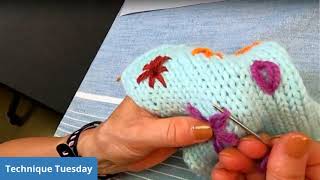 Using Embroidery To Embellish Your Knitting Projects [upl. by Judie153]