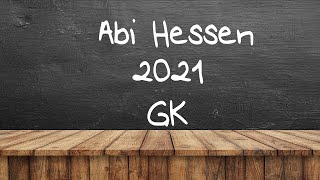 GK B2 1113  Lösung MatheAbi Hessen 2021 [upl. by Portland]