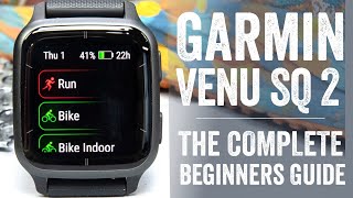 Garmin Venu Sq 2 The Complete Tutorial HowToUser Interface Guide [upl. by Gisser]