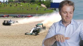 SPANISH GP F1 CRASH WITH LEWIS HAMILTON EXPLAINED  NICO ROSBERG  UNCUT [upl. by Yevette777]