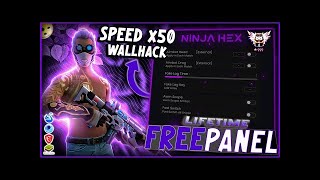 FREE PANEL PC GRATIS OB46 WALLHACK  SPEED  SNIPER LIFETIME FREE FIRE 🎁 ANTI BAN 100  NINJA HEX [upl. by Scheers]