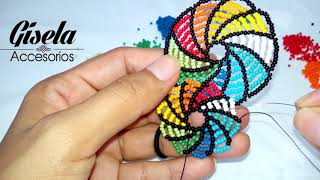 Arete en Espiral de Mostacilla Checa TUTORIAL PASO a PASO [upl. by Eitsirhc]