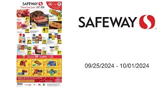 Safeway Weekly Ad US  09252024  10012024 [upl. by Popper]