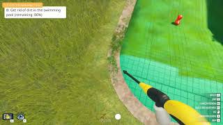 Pool Cleaning Simulator  Gameplay ep1 [upl. by Jea]