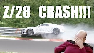 2018 CAMARO Z28 CRASH on NURBURGRING during testing [upl. by Sirred733]