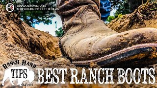 Best Work Boots for Farming and Ranching  Ranch Hand Tips [upl. by Yalc448]