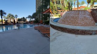 The Orleans Hotel and Casino Pool Tour  Las Vegas [upl. by Aes500]