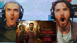 Shaitaan Trailer  Ajay Devgn R Madhavan Jyotika  REACTION [upl. by Ataga]