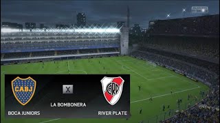 BOCA JUNIORS X RIVER PLATE  LA BOMBONERA  FIFA 16 MODO CARREIRA [upl. by Evars394]