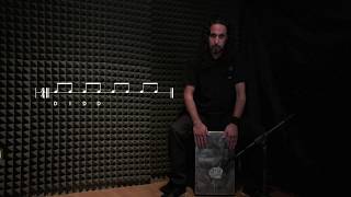 Cajón PARADIDDLES para Tango Flamenco y Rumba  La Rosa Conoce a Miguel Reyes 18 [upl. by Leroj]