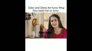 Salar or Sitara first funny fiting 😂kaffara bestscene shots status [upl. by Ilana]