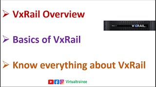 VxRail overview  Basics of VxRail  What is the VxRail   Overview of VxRail  VxRail E660 [upl. by Iidnarb552]