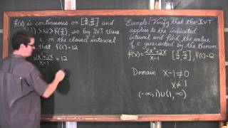 Intermediate Value Theorem Calculus 1 AB PreCalculus [upl. by Afital10]