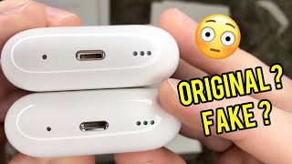 CUIDADO‼️ AIRPODS Pro 2 Fake Vs Original 😰 REVISIÓN TOTAL  2024 [upl. by Sheley]