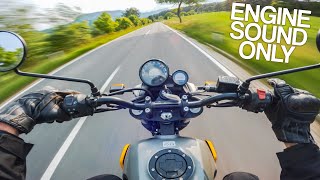 Royal Enfield Scram 411 sound RAW Onboard [upl. by Annalee774]