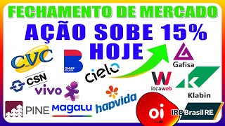 Fechamento De Mercado Domb3 Ação Sobe 15 Hoje Tem Compra cvcb3 gfsa3 pine4 [upl. by Campney]