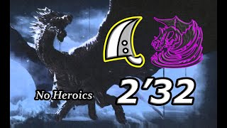 MHWIB In the Tempests Wake Tempered Kushala Daora Great Sword Solo 232quot58 No Heroics [upl. by Eekcaj]