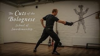 Basic cuts used in Bolognese swordsmanship [upl. by Abbot]