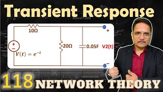 6 Transient Response Solved Example in Network Theory [upl. by Hess]