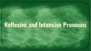 Grammar Wired 7th Grade Reflexive and Intensive Pronouns [upl. by Gibbons]