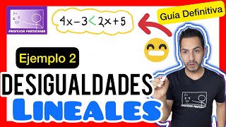 ✅DESIGUALDADES LINEALES 𝙎𝙪𝙥𝙚𝙧 𝙁á𝙘𝙞𝙡 𝙮 𝙧á𝙥𝙞𝙙𝙤 😎​🫵​💯​ Álgebra y Precálculo [upl. by Porty651]