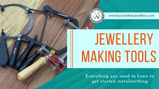 Jewelry Making Tools You ABSOLUTELY NEED To Start Metalsmithing  Metalsmith Academy [upl. by Enihsnus481]