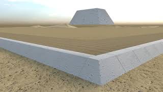 Egypts Great Pyramid How it was Constructed  The Inset Ramp [upl. by Corley969]