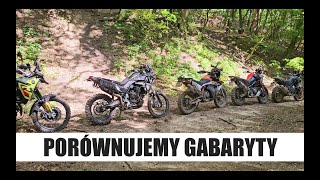 GABARYTY  BMW F900 GS TENERE 700 KTM 890 ADV R APRILIA Tuareg 660 KOVE 800X [upl. by Kerby]