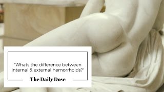 Whats the difference between internal amp external hemorrhoids [upl. by Ardnoid]