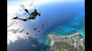 Skydiving over the Bahamas  Best jumps of 2018 [upl. by Sherlock450]