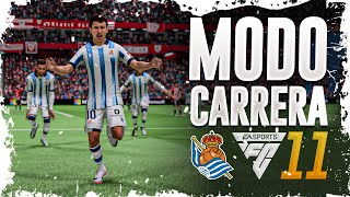 MODO CARRERA REAL SOCIEDAD CAP 11 SET EN SAN MAMÉS Y COPA EN EL VILLAMARIN [upl. by Akcebar]