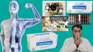 CALCIMAX FORTE TABLET  calcium vitamin magnesium zinc full of energy [upl. by Ahsenauj]