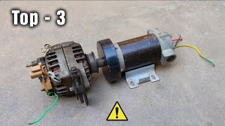 3 Simple Inventions with Car Alternator [upl. by Avelin]