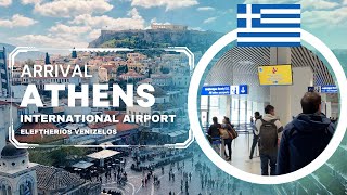 Enter Greece  Athens International Airport Eleftherios Venizelos Arrival Procedure [upl. by Gretchen]