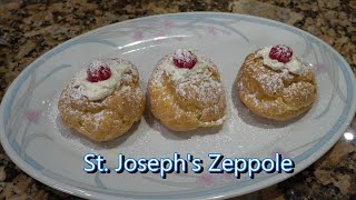 Italian Grandma Makes St Josephs Zeppole [upl. by Tdnarb]